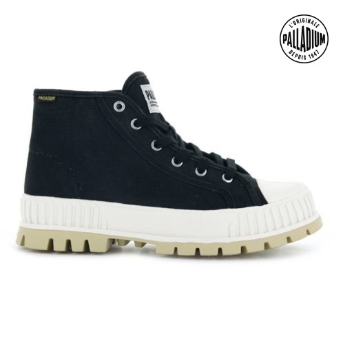 Dámské Tenisky Palladium Pallashock Mid OG High Tops Černé | CZ GFO-92C